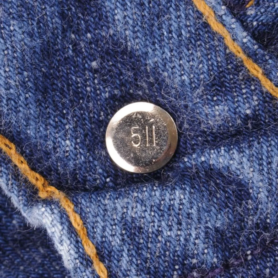 VINTAGE LEVIS 501 JEANS INDIGO 1980S SIZE W32 L26 MADE IN USA
