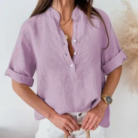 Vintage Linen Shirt - Effortlessly Chic