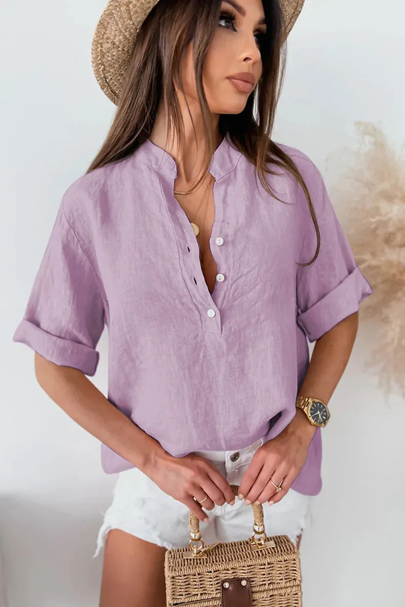 Vintage Linen Shirt - Effortlessly Chic