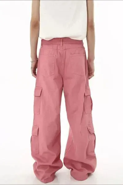 Wide Leg Cargo Jeans