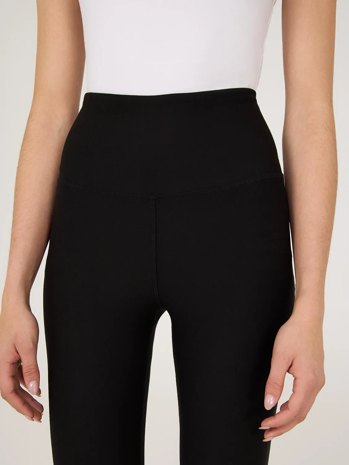 Wide Waistband Brushed Leggings