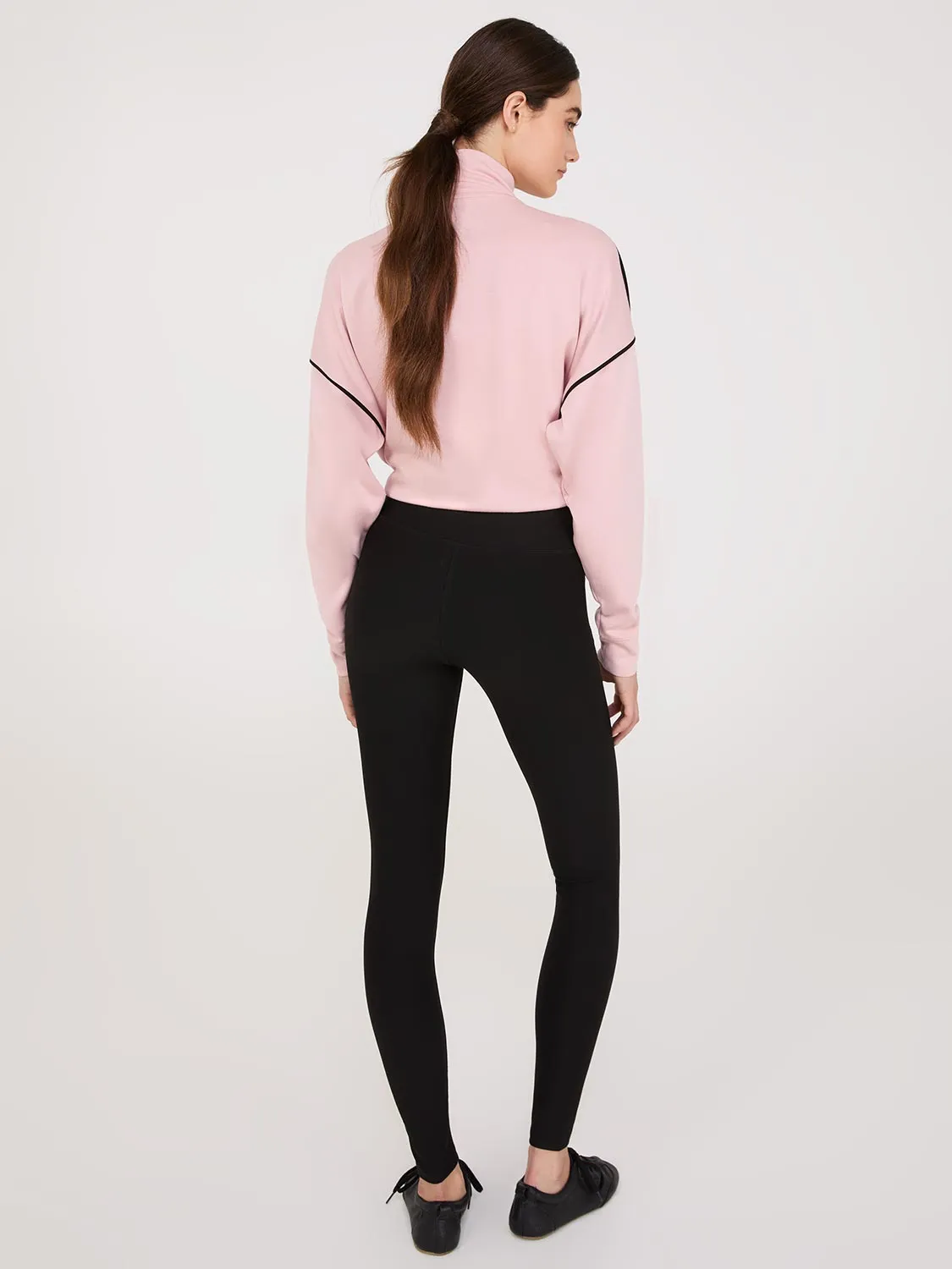 Wide Waistband Brushed Leggings