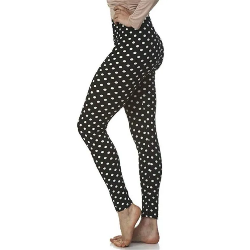 Women's Summer Casual Polyester High-Waist Leggings