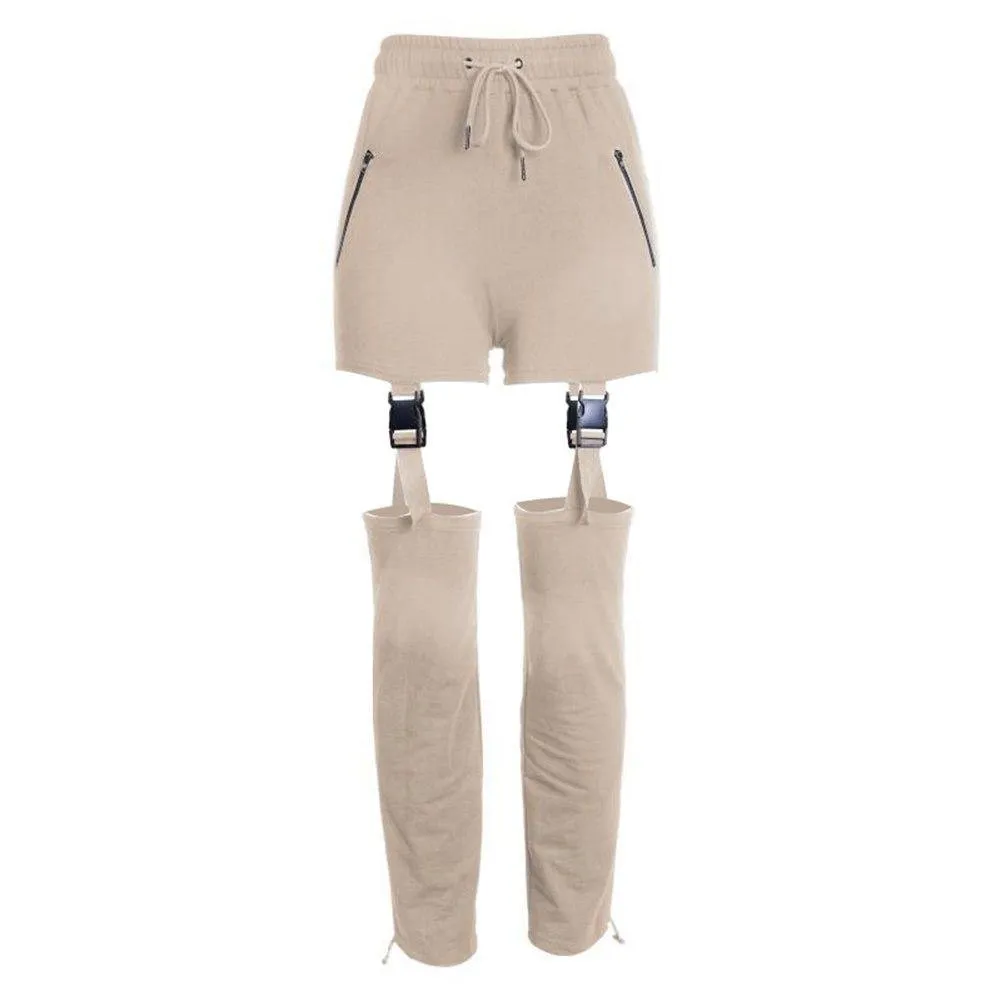 Zippered High Waist Pants