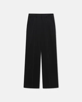 Zoelle - Slip-Satin Pants - Black